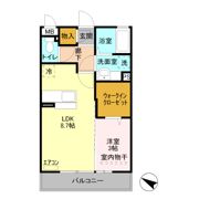 カルチェ Bの間取り画像