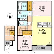 リラ・クレール Ⅰの間取り画像