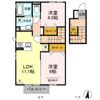 サウザン夢 A棟の間取り画像