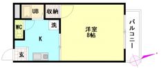 フラッツ21の間取り画像