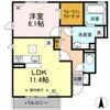 エンソワ Ⅰ番館の間取り画像