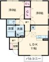 プロムナードさくら Dの間取り画像