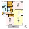 エーデルハイム Bの間取り画像