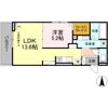 D-ROOM茜部中島 A棟の間取り画像