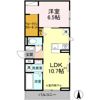 D-ROOM茜部中島 A棟の間取り画像