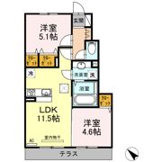 Dーroomハピネス B棟の間取り画像