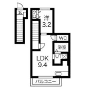 ララハイツの間取り画像