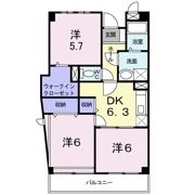 カルム香西の間取り画像
