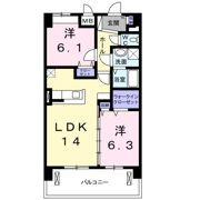 サニーレジデンス西三国NEOの間取り画像