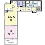 レヴァレンス岸部の間取り画像