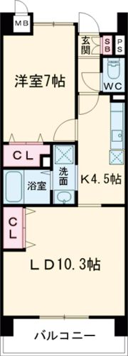 ラフォンテーヌの間取り画像