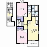 オアゾ αの間取り画像