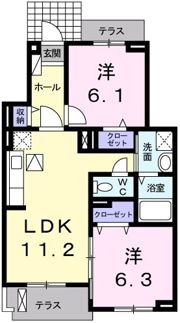 ル・シアンの間取り画像