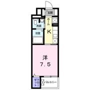 グランディー豊原町の間取り画像