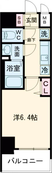 プレサンス神戸キュリオの間取り画像