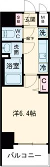 プレサンス神戸キュリオの間取り画像