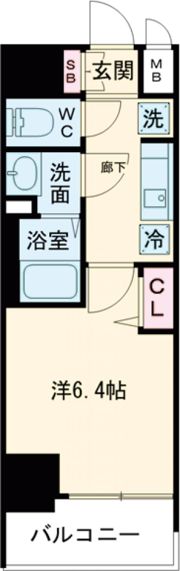プレサンス神戸キュリオの間取り画像