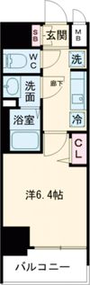 プレサンス神戸キュリオの間取り画像