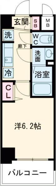 プレサンス神戸キュリオの間取り画像