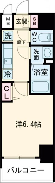 プレサンス神戸キュリオの間取り画像
