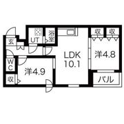 Treventi美術館西の間取り画像