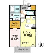 エントラール Bの間取り画像