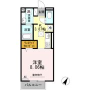 ベルネージュⅡの間取り画像