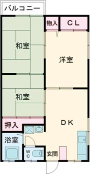 白川アパートの間取り画像