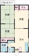 白川アパートの間取り画像