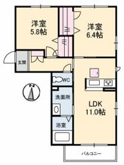 グランドレガシー G棟の間取り画像