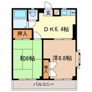 カワグチマンションの間取り画像