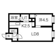 ロワ・ボヌールの間取り画像