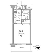 ミレニアム北浦和の間取り画像