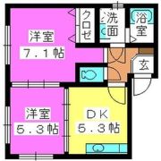 パインコートの間取り画像