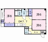 ディアコートの間取り画像