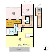 ベルセーヌ Cの間取り画像