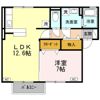 サンハイム撫川 B棟の間取り画像