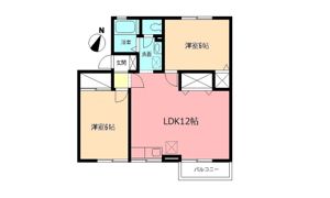 クレールCの間取り画像