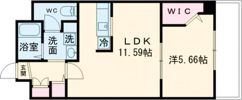 西蟹屋K.Kビルの間取り画像