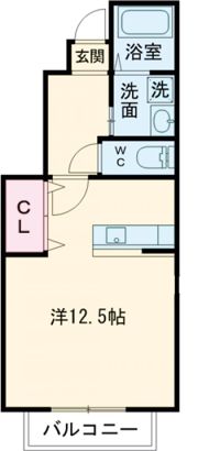 キャピタルレジデンスⅢの間取り画像