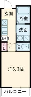 tentree神戸長田の間取り画像