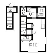 ル・メイユール東宮野目B棟の間取り画像