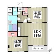 シーサイドハイムカトウⅠの間取り画像