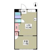 東和パレスの間取り画像