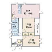 ソレーユ代官町の間取り画像