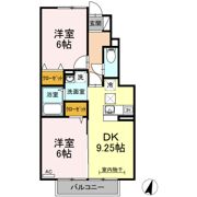 フレール Ⅱの間取り画像