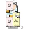 フレール Ⅱの間取り画像