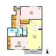 クロシェット メゾン Ⅱの間取り画像