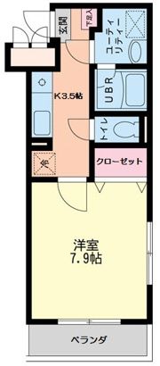 イーアイハイツⅢの間取り画像