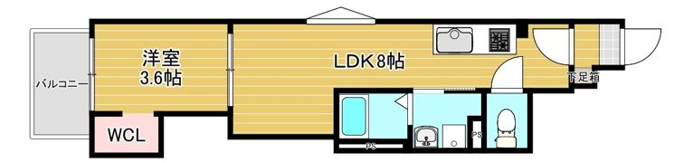 Crecia周船寺Ⅱの間取り画像